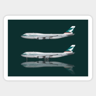 Cathay Pacific 747-400 Swosh Livery Sticker